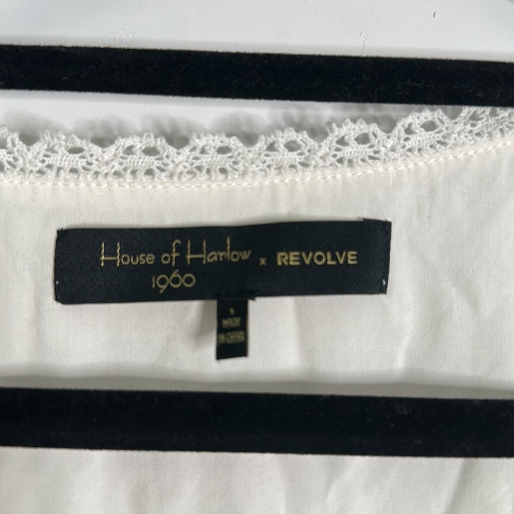 House of Harlow x Revolve v neck while mini dress size small - Picture 10 of 16
